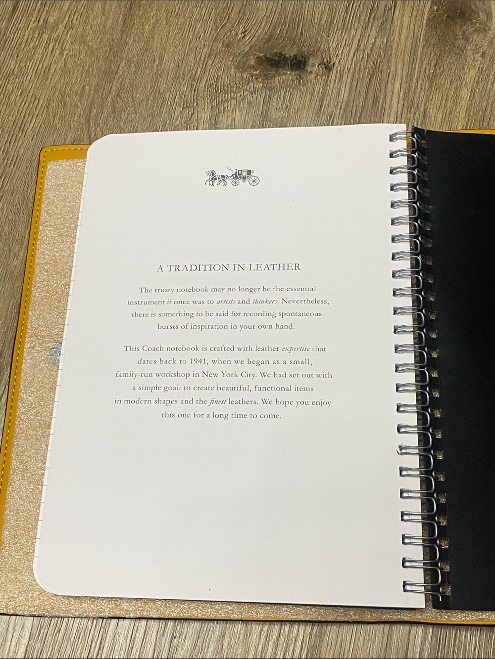 Coach Varsity Signature Notebook - Picture 6 of 8